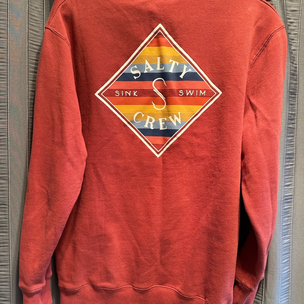 Salty Crew Tippet Fill Crew Sweatshirt Womens -Spiced - Size Small